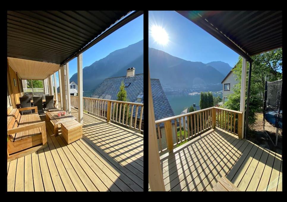 Villa Fjordside Panorama House Trolltunga à Odda Extérieur photo